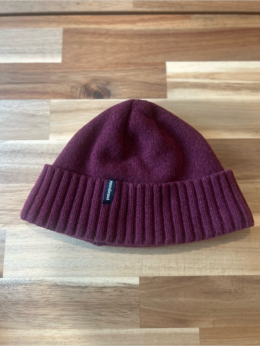 Patagonia Kids Ribbed Beanie - Wine